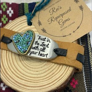 Hand Crafted leather bracelet